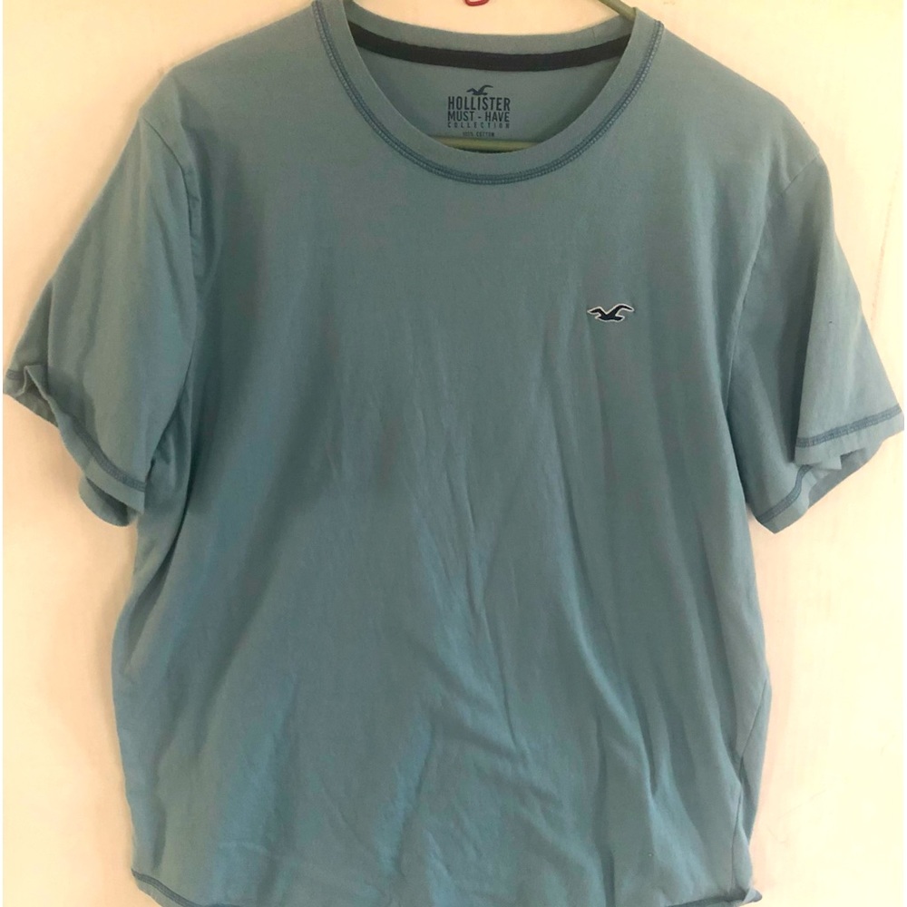 Hollister must Have Collection t shirt. Muted Teal color.  Size XL